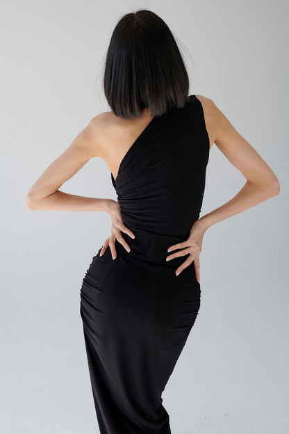 ELASTIC DRAPED SKIRT